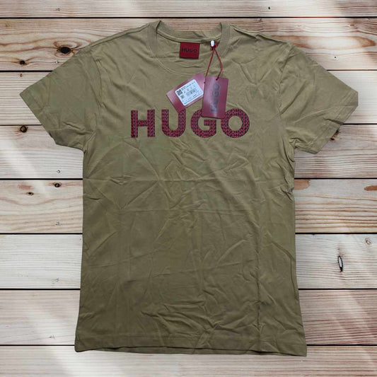 Playera HUGO BOSS 💎 ETIQUETA 🏷️ ROJA 🔴 CABALLERO 👕001