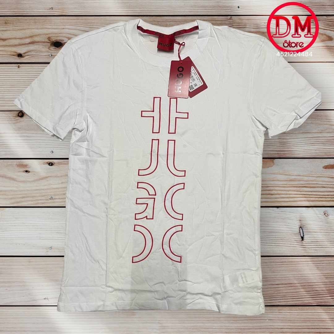 Playera HUGO BOSS 💎 ETIQUETA 🏷️ ROJA 🔴 CABALLERO 👕004