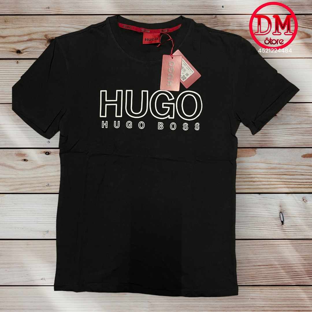 Playera HUGO BOSS 💎 ETIQUETA 🏷️ ROJA 🔴 CABALLERO 👕005