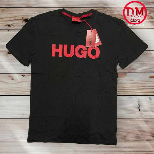 Playera HUGO BOSS 💎 ETIQUETA 🏷️ ROJA 🔴 CABALLERO 👕008