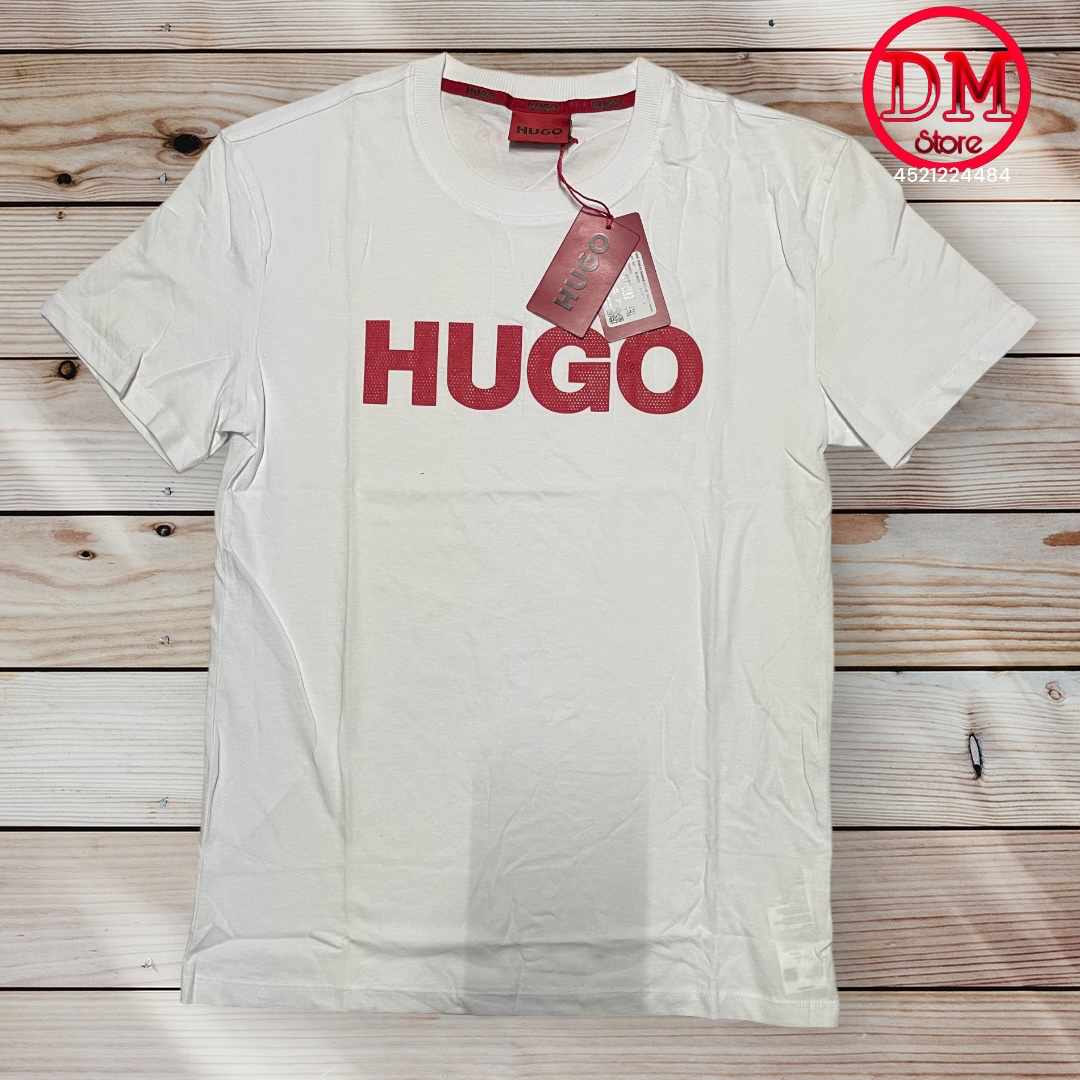 Playera HUGO BOSS 💎 ETIQUETA 🏷️ ROJA 🔴 CABALLERO 👕009