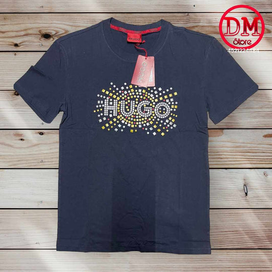 Playera HUGO BOSS 💎 ETIQUETA 🏷️ ROJA 🔴 CABALLERO 👕014