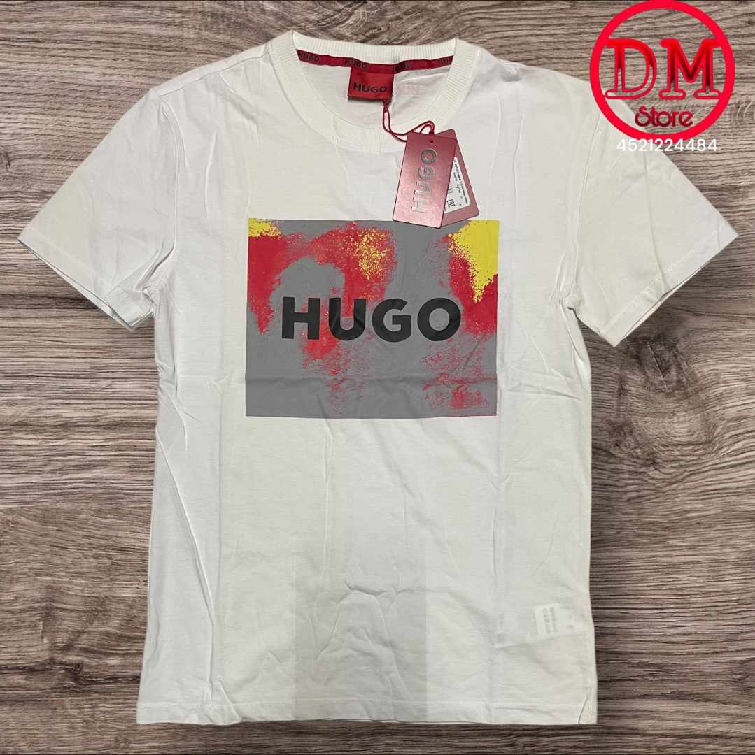 Playera HUGO BOSS 💎 ETIQUETA 🏷️ ROJA 🔴 CABALLERO 👕029