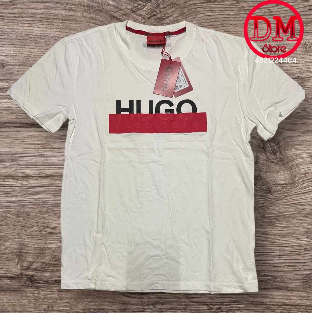 Playera HUGO BOSS 💎 ETIQUETA 🏷️ ROJA 🔴 CABALLERO 👕035