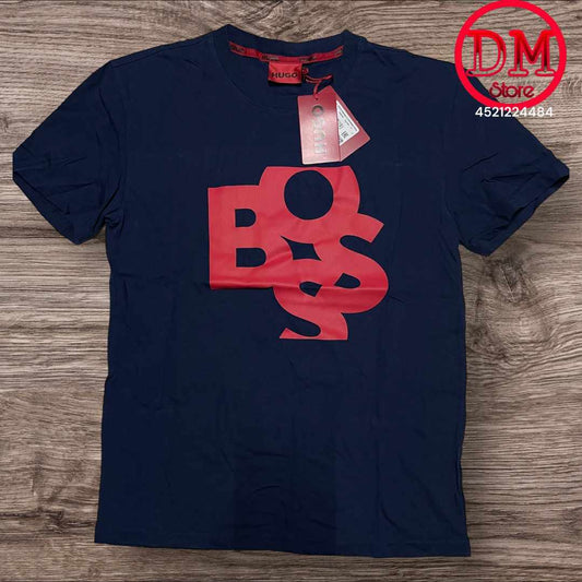 Playera HUGO BOSS 💎 ETIQUETA 🏷️ ROJA 🔴 CABALLERO 👕036