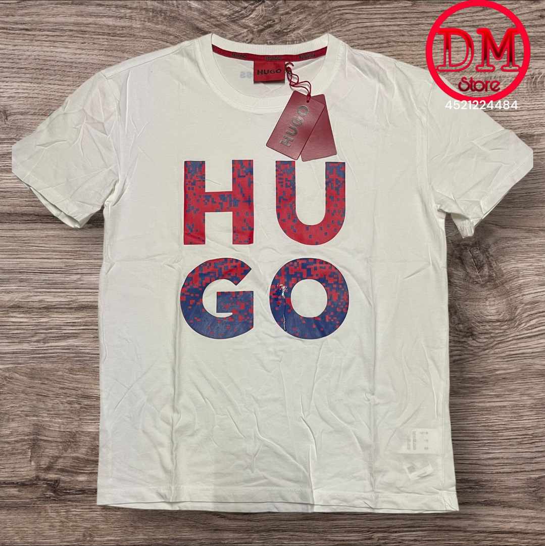 Playera HUGO BOSS 💎 ETIQUETA 🏷️ ROJA 🔴 CABALLERO 👕037