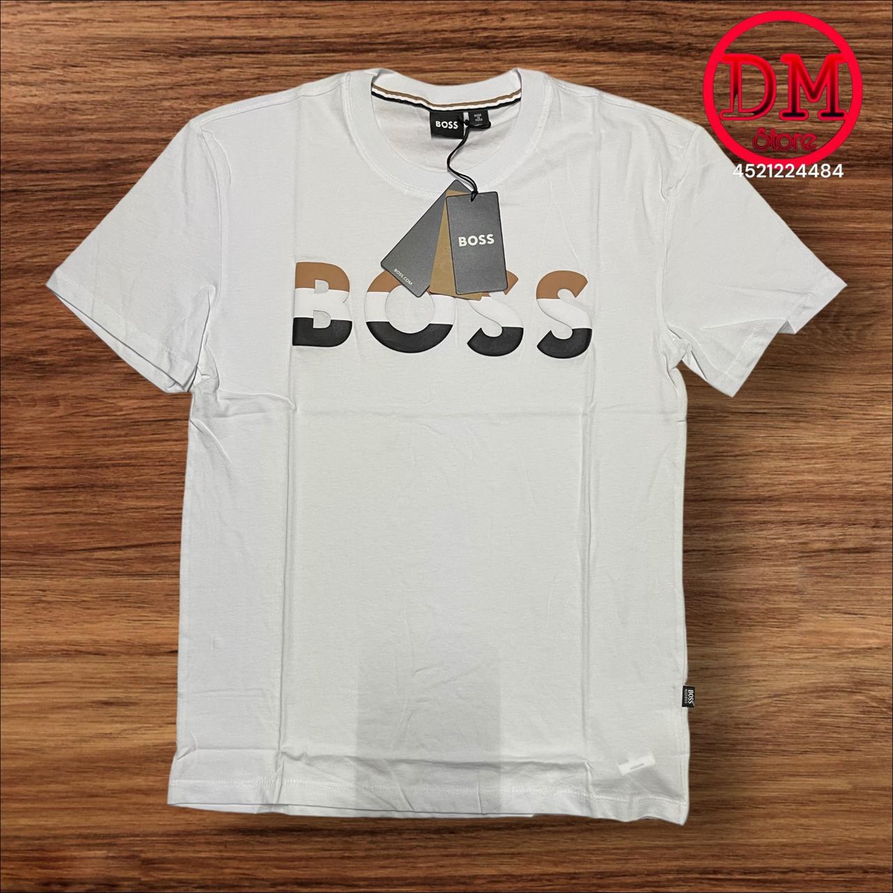 Playera BOSS 💎 ETIQUETA 🏷️ CAFÉ 🟤 CABALLERO 👕003