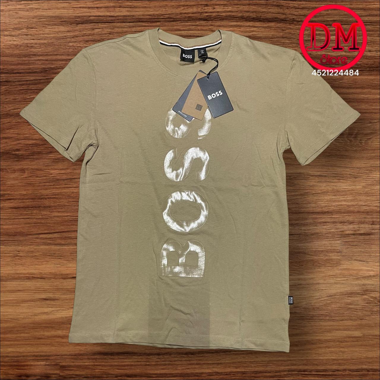 Playera BOSS 💎 ETIQUETA 🏷️ CAFÉ 🟤 CABALLERO 👕004