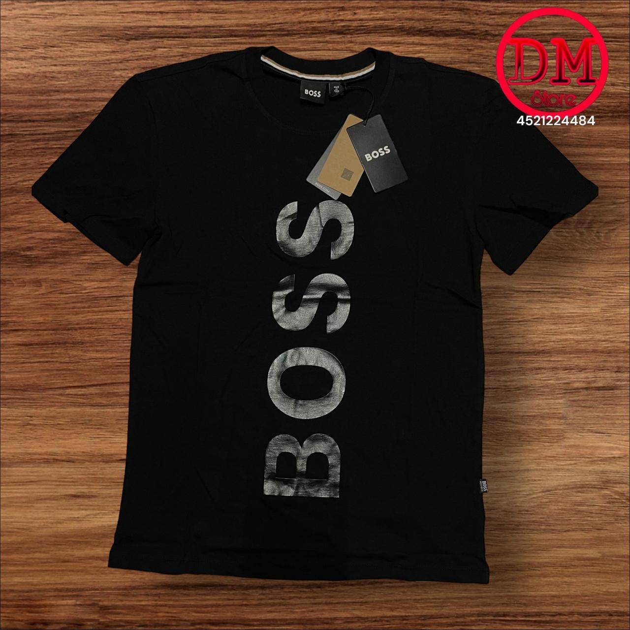 Playera BOSS 💎 ETIQUETA 🏷️ CAFÉ 🟤 CABALLERO 👕005