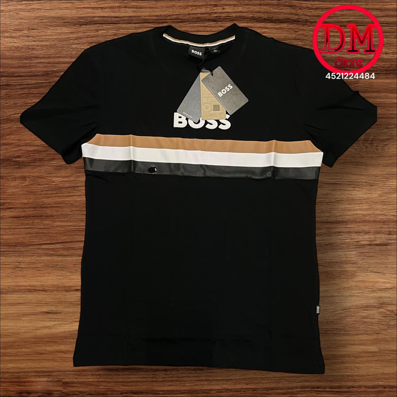 Playera BOSS 💎 ETIQUETA 🏷️ CAFÉ 🟤 CABALLERO 👕010