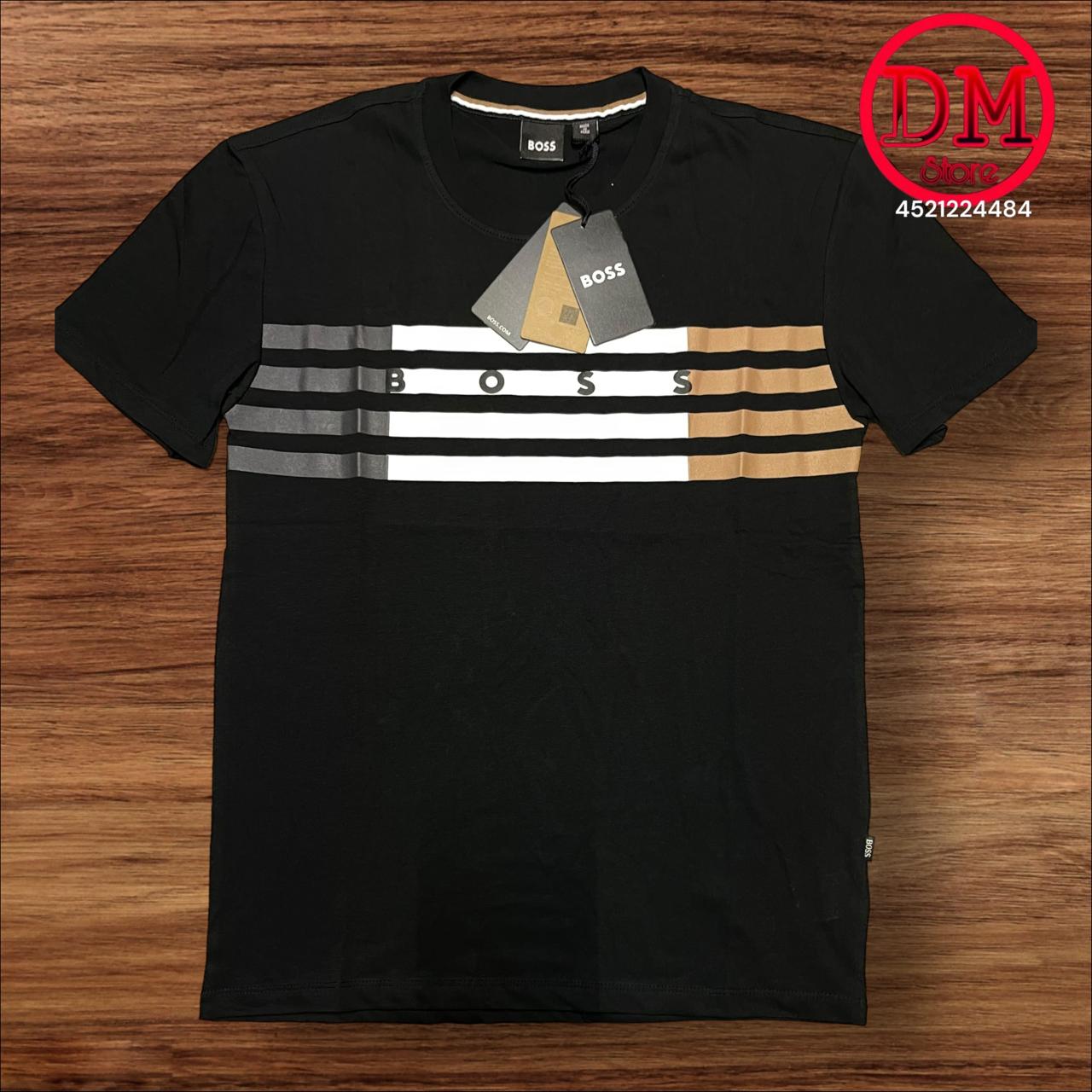 Playera BOSS 💎 ETIQUETA 🏷️ CAFÉ 🟤 CABALLERO 👕013