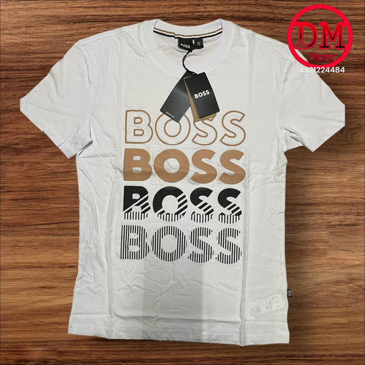 Playera BOSS 💎 ETIQUETA 🏷️ CAFÉ 🟤 CABALLERO 👕019