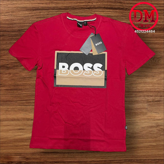 Playera BOSS 💎 ETIQUETA 🏷️ CAFÉ 🟤 CABALLERO 👕032