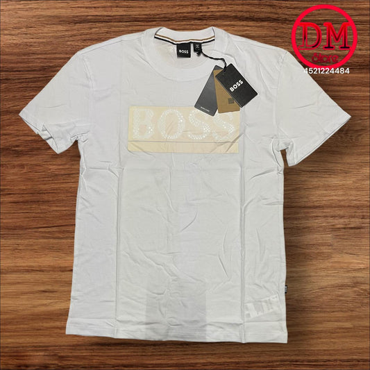 Playera BOSS 💎 ETIQUETA 🏷️ CAFÉ 🟤 CABALLERO 👕035