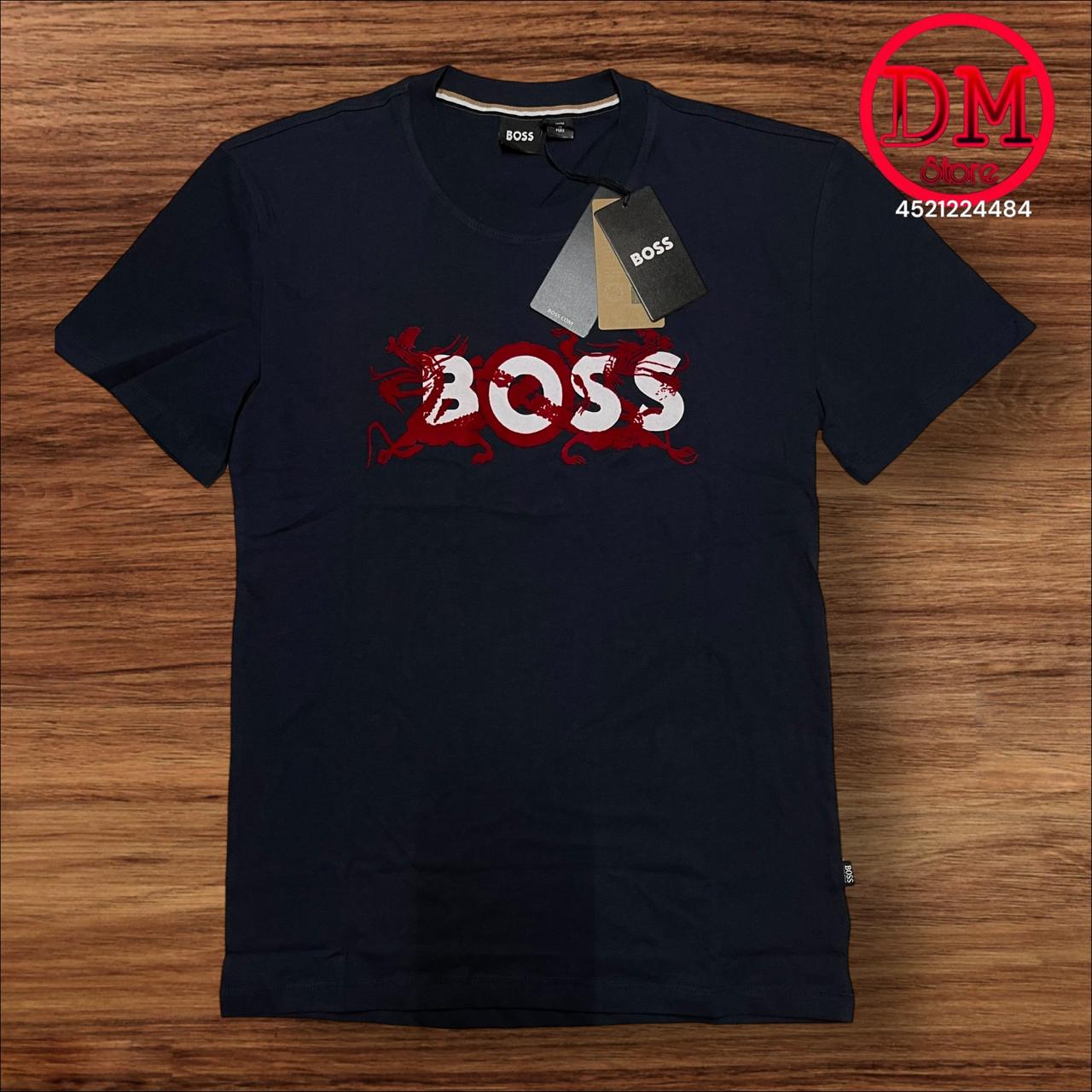 Playera BOSS 💎 ETIQUETA 🏷️ CAFÉ 🟤 CABALLERO 👕038