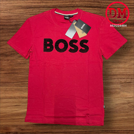 Playera BOSS 💎 ETIQUETA 🏷️ CAFÉ 🟤 CABALLERO 👕039